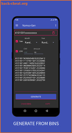 binManager - Namso-Gen, CC Checker, Bin Lookup screenshot