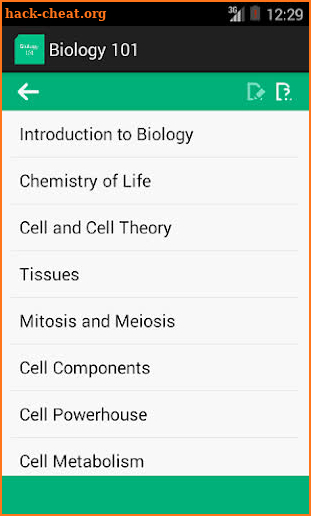 Biology 101 screenshot