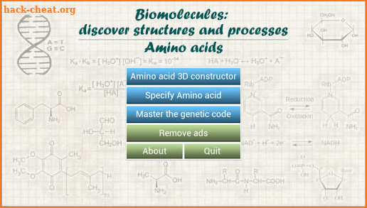 Biomolecules 3D: Amino acids screenshot