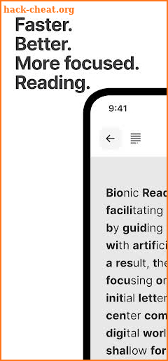 Bionic Reading® screenshot