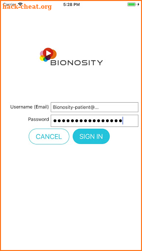 Bionosity screenshot