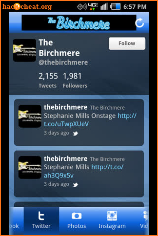 Birchmere screenshot