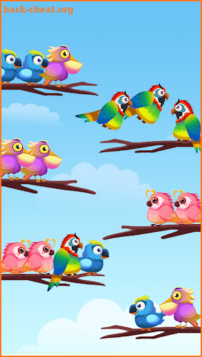 Bird Color Sort : Puzzle Game screenshot