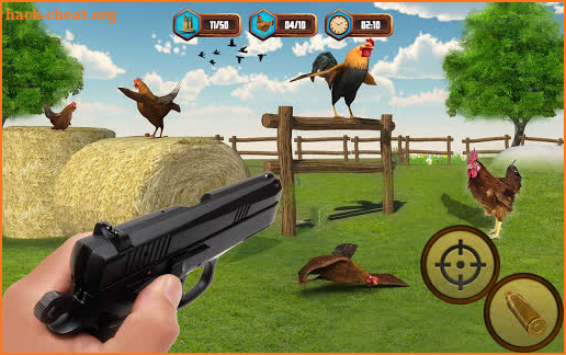 Bird Hunting Chicken Shooting Aim Wild Hen Hunt screenshot