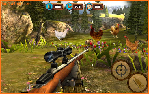 Bird Hunting Chicken Shooting Aim Wild Hen Hunt screenshot