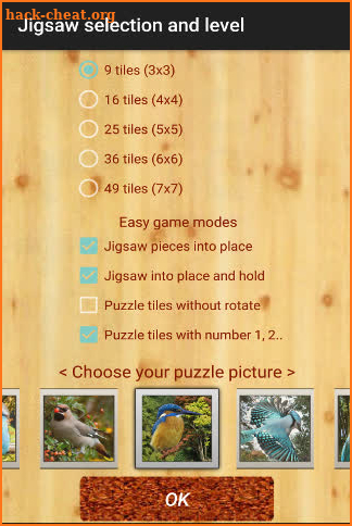 bird puzzle screenshot