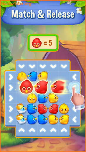 Bird Rush: Match 3 puzzle game screenshot
