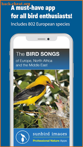 BIRD SONGS Europe, North Africa + Middle East screenshot