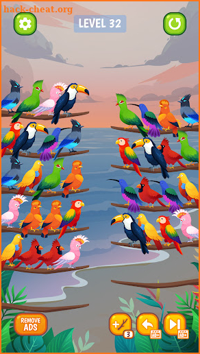Bird Sort - Color Puzzle screenshot
