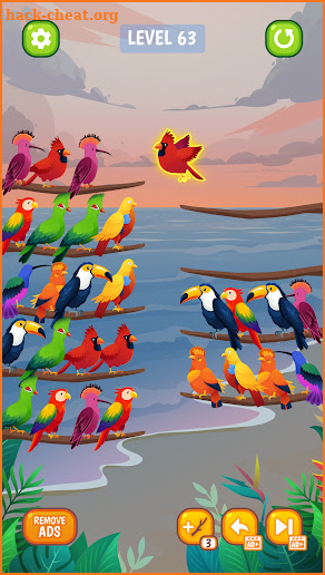 Bird Sort - Color Puzzle screenshot