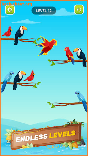 Bird Sort Color Sort Puzzle screenshot