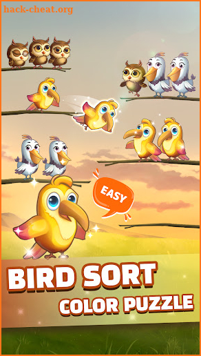 Bird Sort Puzzle: Color Game screenshot