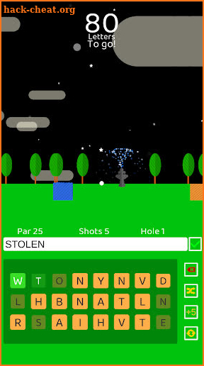 Birdie Words: Golfing Word Game screenshot