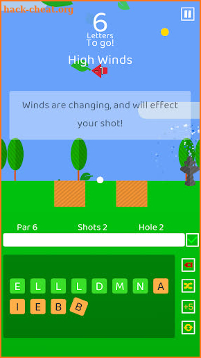 Birdie Words: Golfing Word Game screenshot