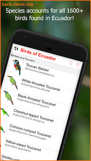 Birds of Ecuador screenshot