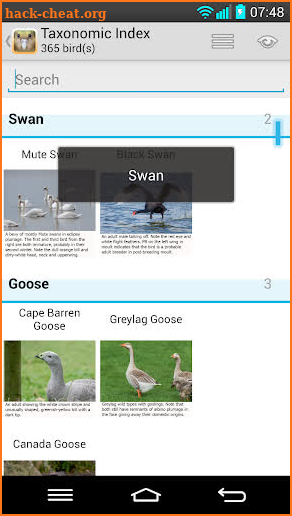 Birds of New Zealand screenshot