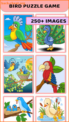 Birds Puzzle Game:- Jigsaw Puzzle & Shape Game screenshot