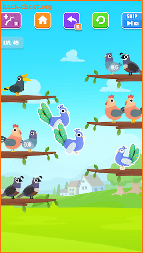 Birds Sorting - Colors Puzzle screenshot