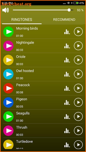 Birds Sounds & Ringtones screenshot