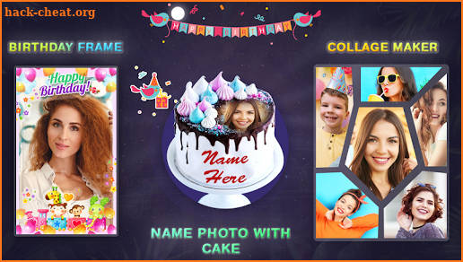 Birthday Cake With Name And Photo screenshot