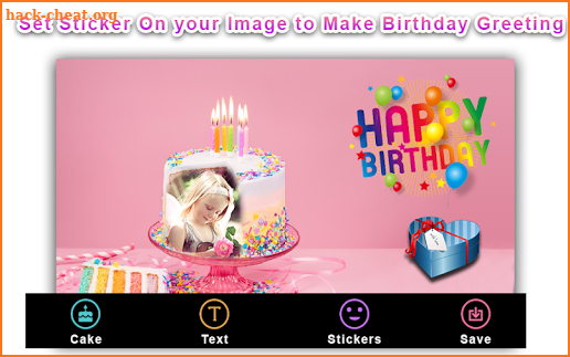 Birthday Cake With Name : Birthday Wishes screenshot