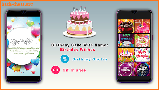 Birthday Cake With Name : Birthday Wishes screenshot