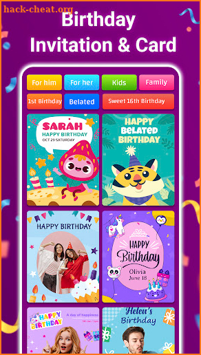 Birthday Card Maker 2022 screenshot