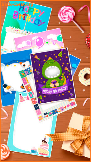 Birthday cards - Photo frames editor screenshot
