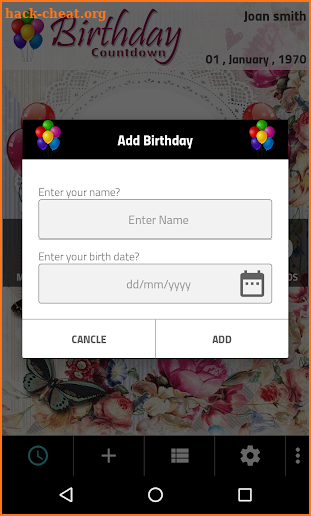 Birthday Countdown 2018 screenshot