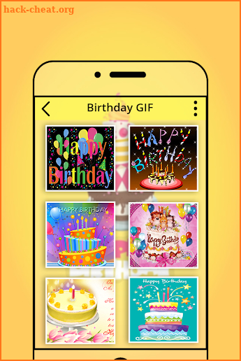 Birthday GIF screenshot
