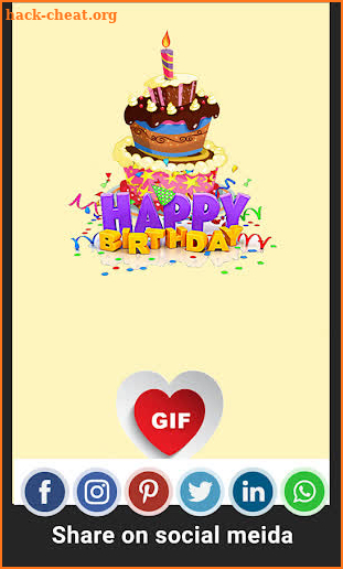 Birthday Gif Stickers screenshot