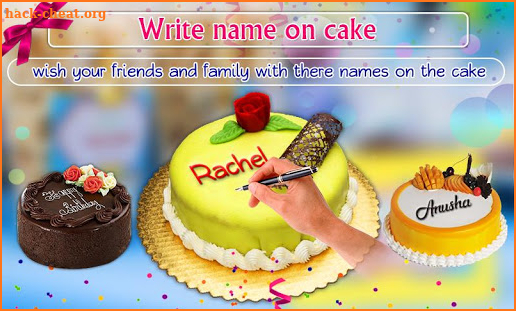 Birthday Greeting Cards Maker: photo frames, cakes screenshot