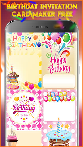 Birthday Invitation Card Maker Free screenshot