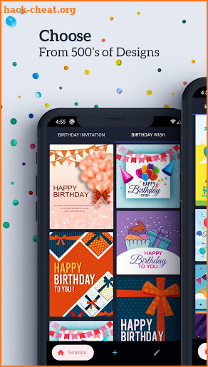 Birthday Invitation Maker : Birthday Wish Card screenshot
