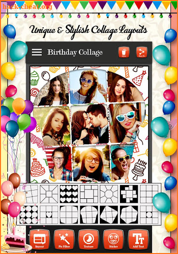 Birthday Photo Collage Maker screenshot