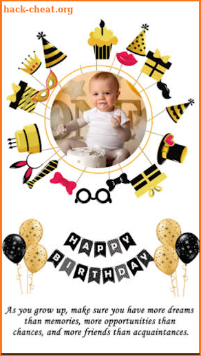 Birthday Photo Frame - Birthday Cake Editor screenshot