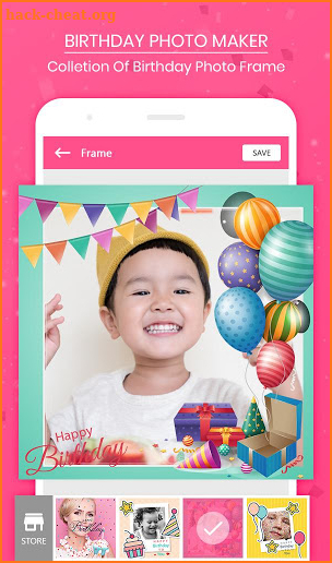 Birthday - Photo Frame, Collage, Greeting, Status screenshot
