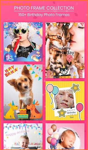 Birthday - Photo Frame, Collage, Greeting, Status screenshot