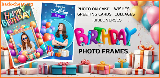Birthday Photo Frame Maker App screenshot
