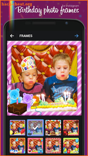 Birthday Photo Frames screenshot
