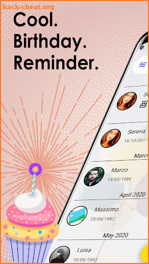 Birthday Reminder: Calendar Bday Alarm screenshot