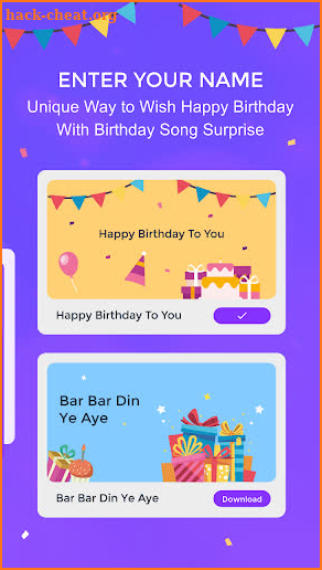 Birthday Song With Name screenshot