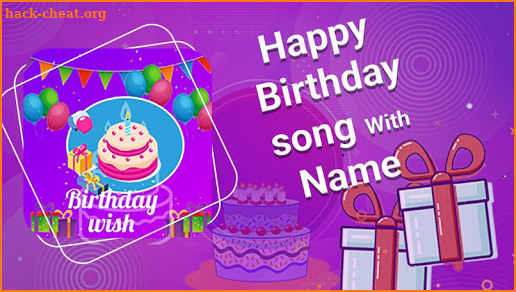 Birthday Song with Name - 15 In 1 App Wish screenshot