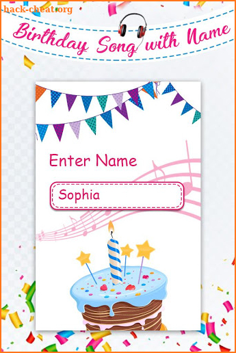 Birthday Song With Name Maker screenshot