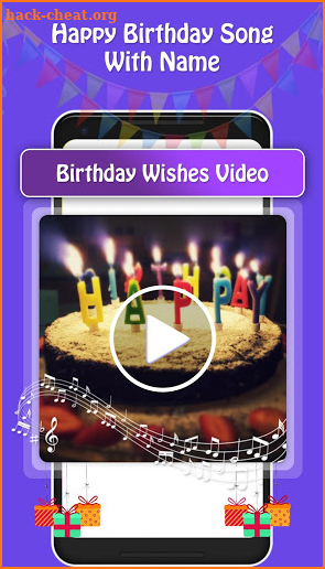Birthday Song With Name - Wish Video Maker screenshot