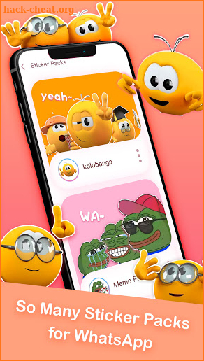 Birthday Stickers For WhatsApp-Love & Emoji screenshot