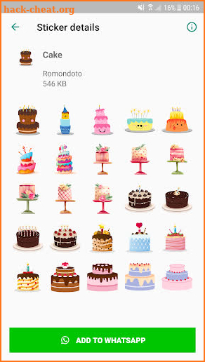 Birthday Stickers - WAStickerApps screenshot