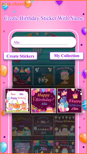 Birthday Video Maker App : Birthday Song With Name screenshot