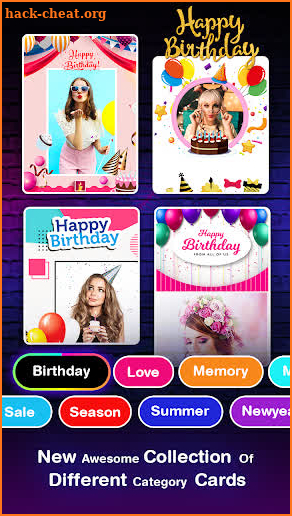 Birthday Video Maker - Birthday Cards & Frames screenshot