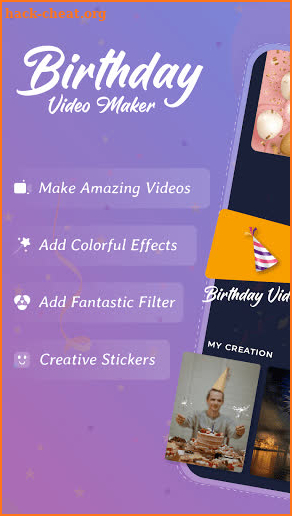 Birthday Video Maker with Song screenshot